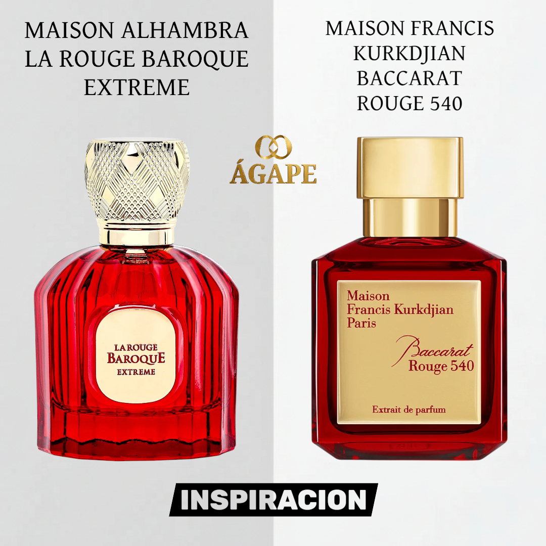 PERFUME MAISON ALHAMBRA LA ROUGE BAROQUE EXTREME EDP UNISEX 100ML - Image 2