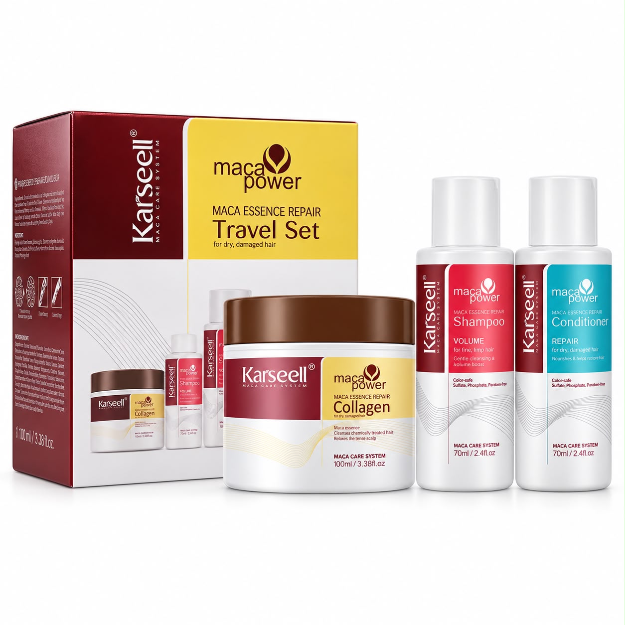 KARSEELL MACA POWER MINI KIT VIAJE 3 PASOS