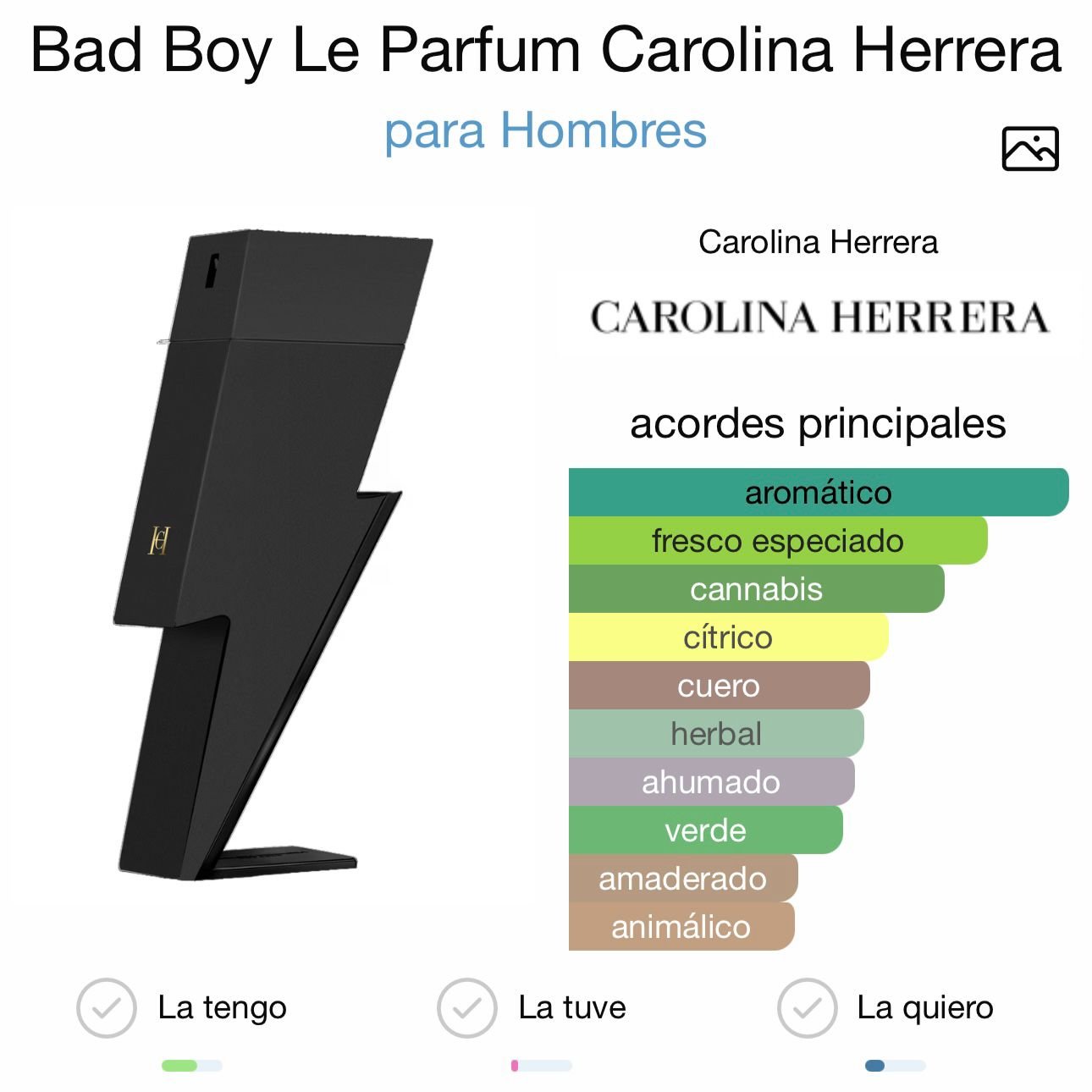PERFUME CAROLINA HERRERA BAD BOY LE PARFUM MASCULINO 100ML - Image 3