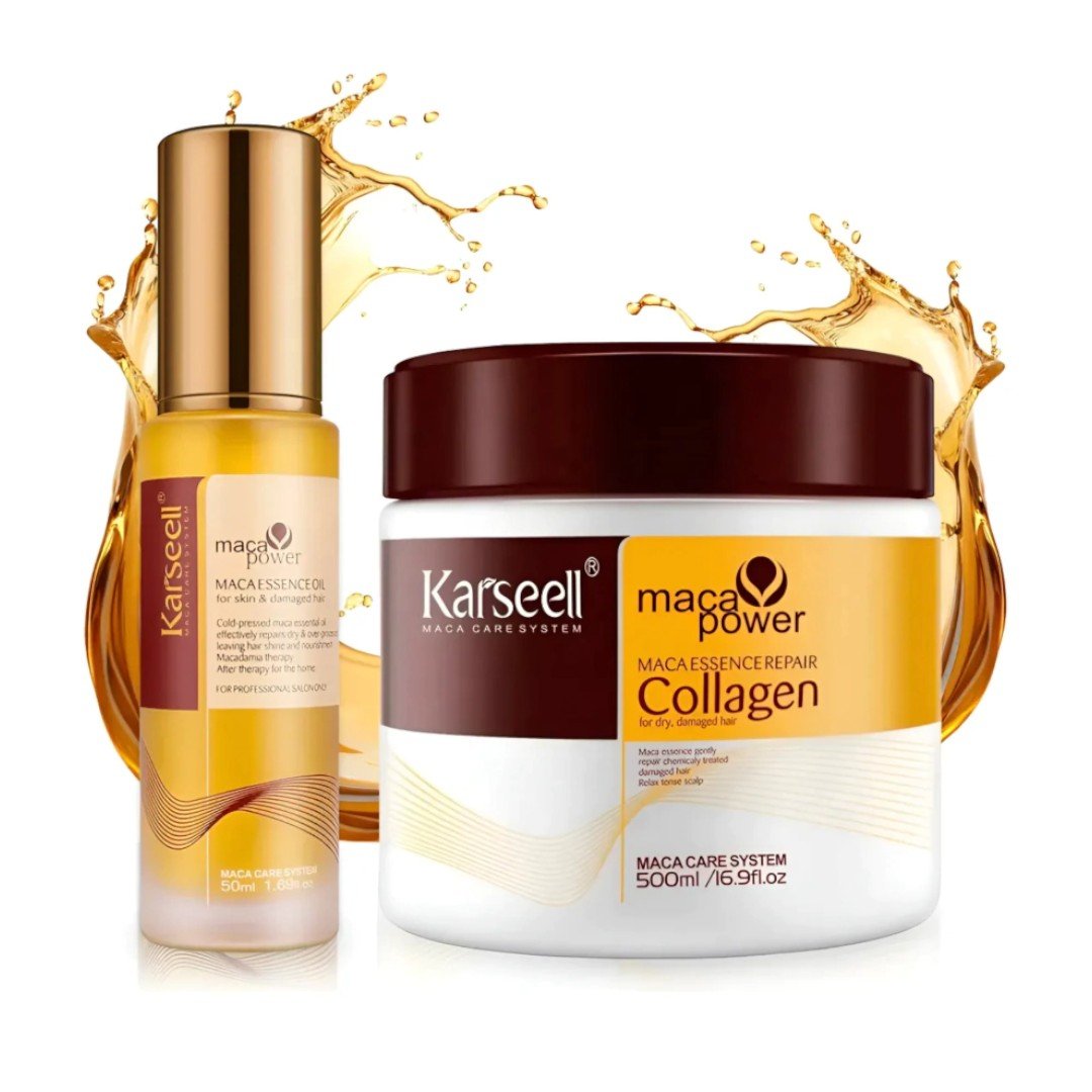 KARSEELL MACA POWER KIT MASCARA 500ML + ACEITE 50ML