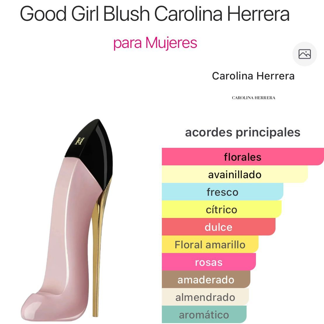 PERFUME CAROLINA HERRERA GOOD GIRL BLUSH EDP FEMENINO 80ML - Image 2