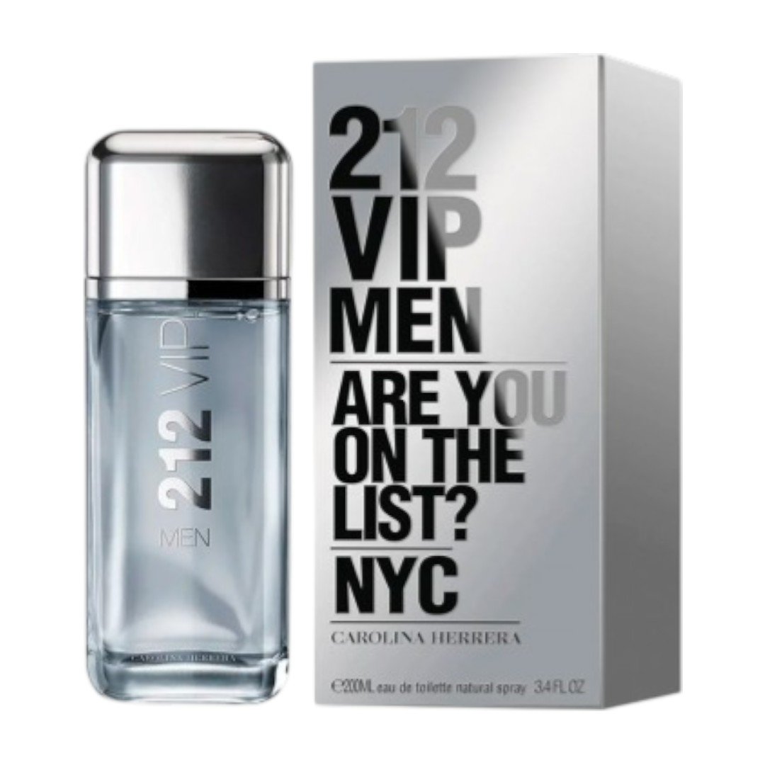 PERFUME CAROLINA HERRERA 212 VIP EDT MASCULINO 200ML