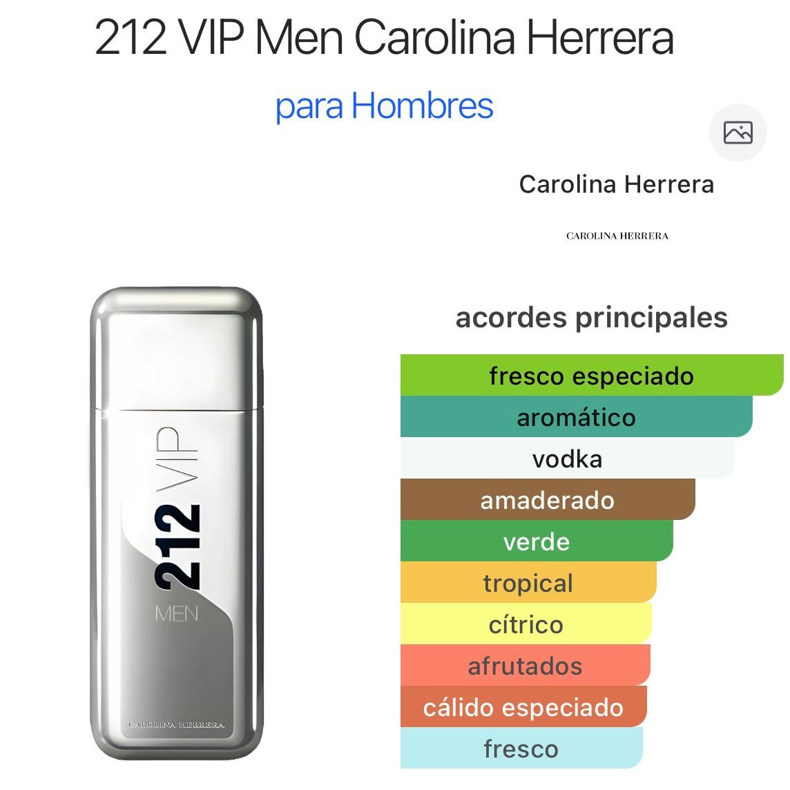 PERFUME CAROLINA HERRERA 212 VIP EDT MASCULINO 200ML - Image 3