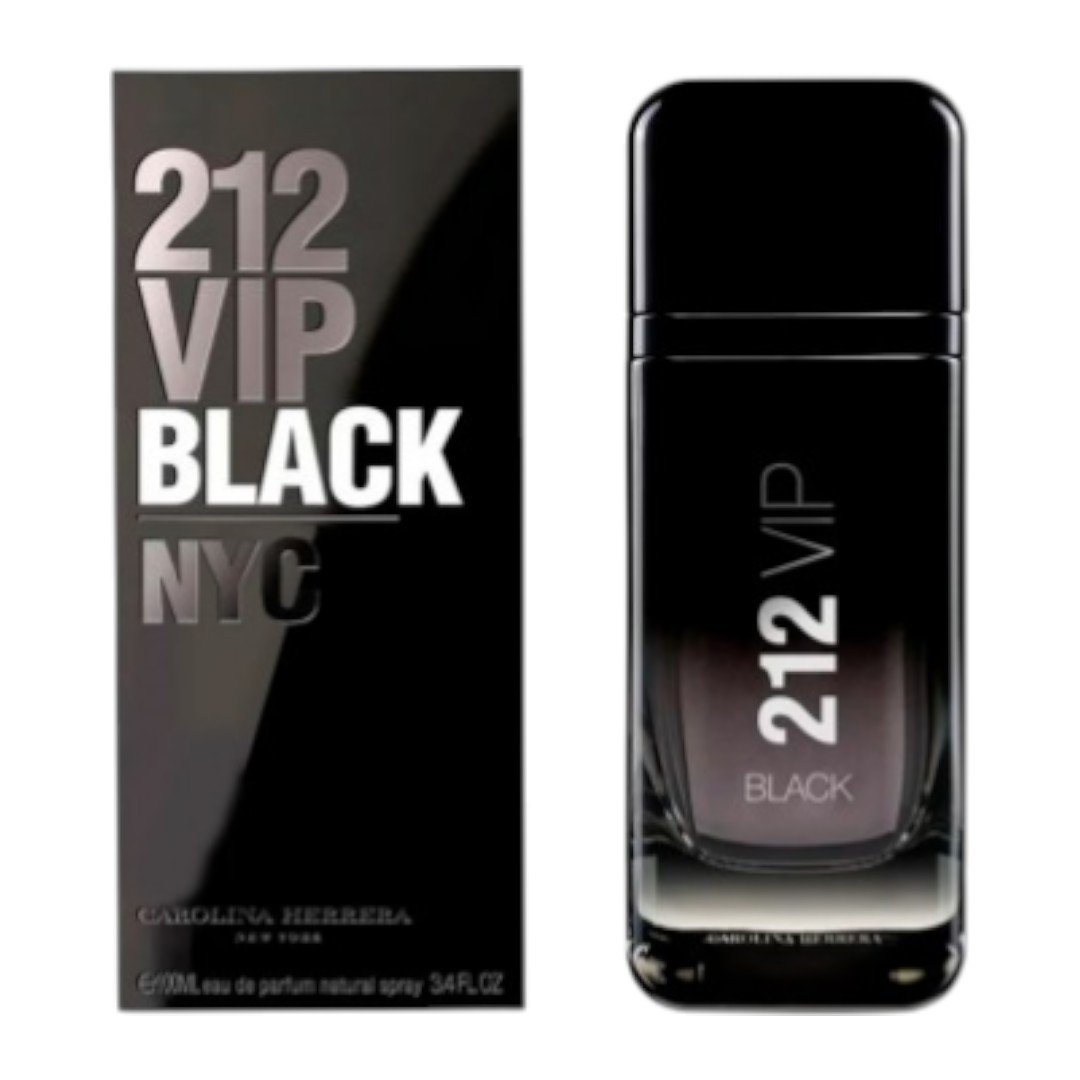 PERFUME CAROLINA HERRERA 212 VIP BLACK NYC EDP MASCULINO 100ML