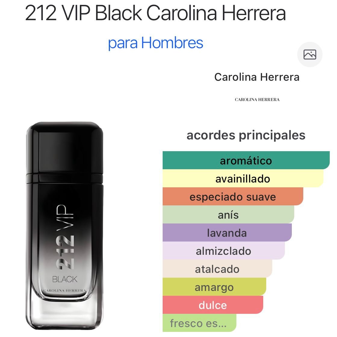 PERFUME CAROLINA HERRERA 212 VIP BLACK NYC EDP MASCULINO 100ML - Image 3