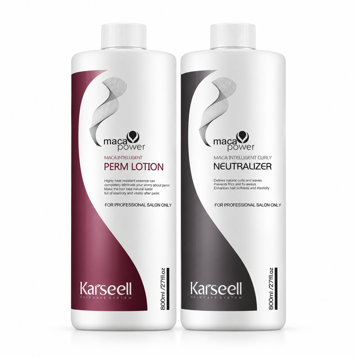 KARSEELL KIT CAPILAR PERM LOTION PERMANENTE PROFESIONAL 800ML