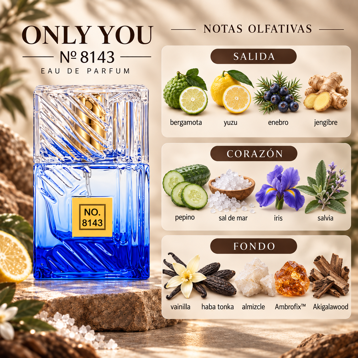 PERFUME ONLYOU MINIATURA OLU830-143 MASCULINO EDP 30ML - Image 3