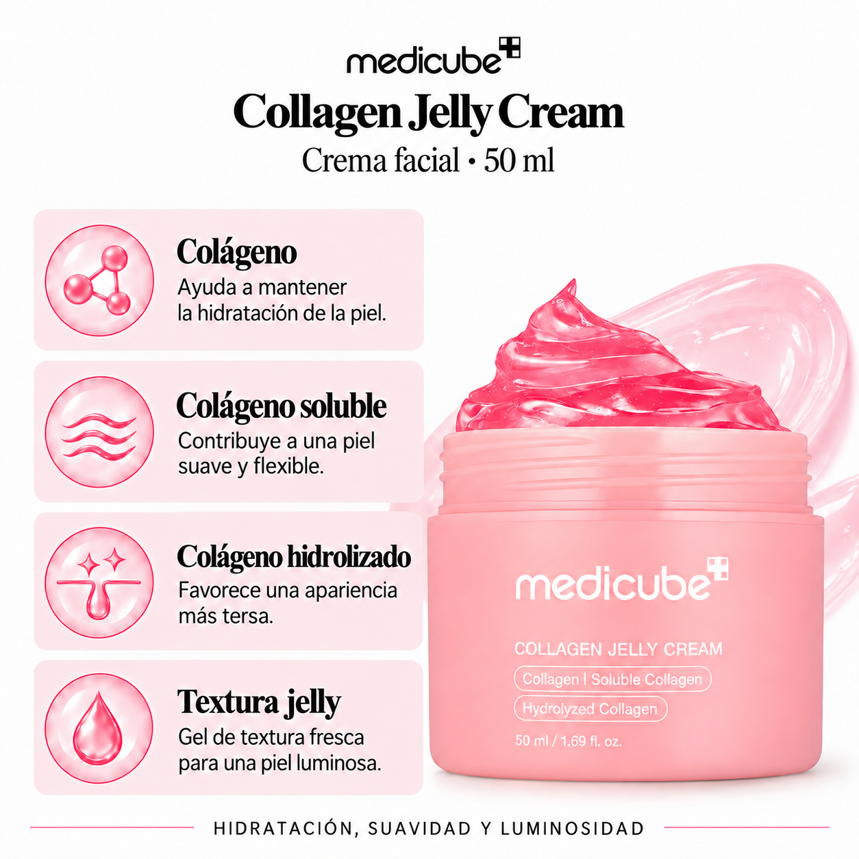 MEDICUBE CREMA FACIAL COLLAGEN JELLY 50ML