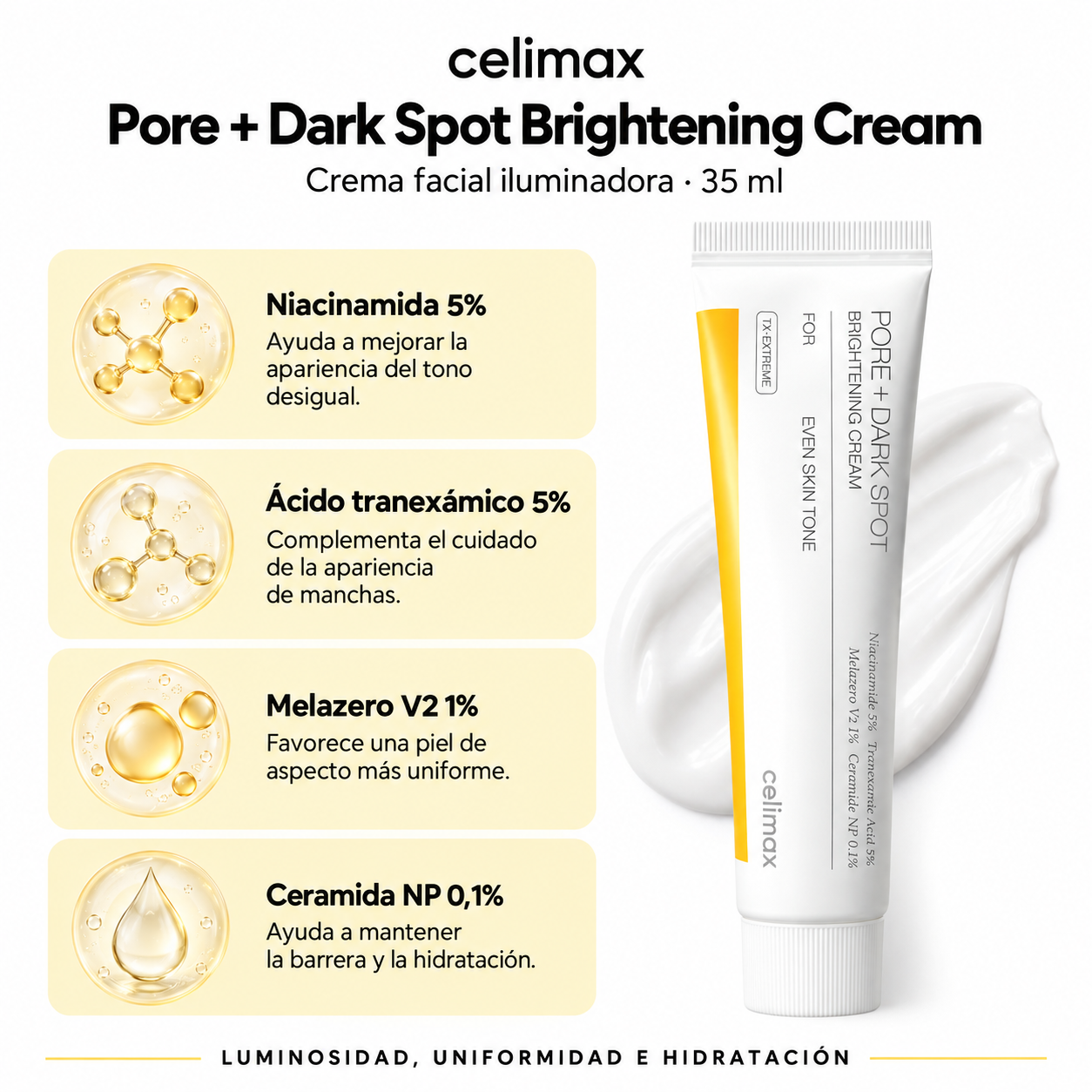 CELIMAX CREMA FACIAL PORE+DARK SPOT BRIGHTENING 35ML