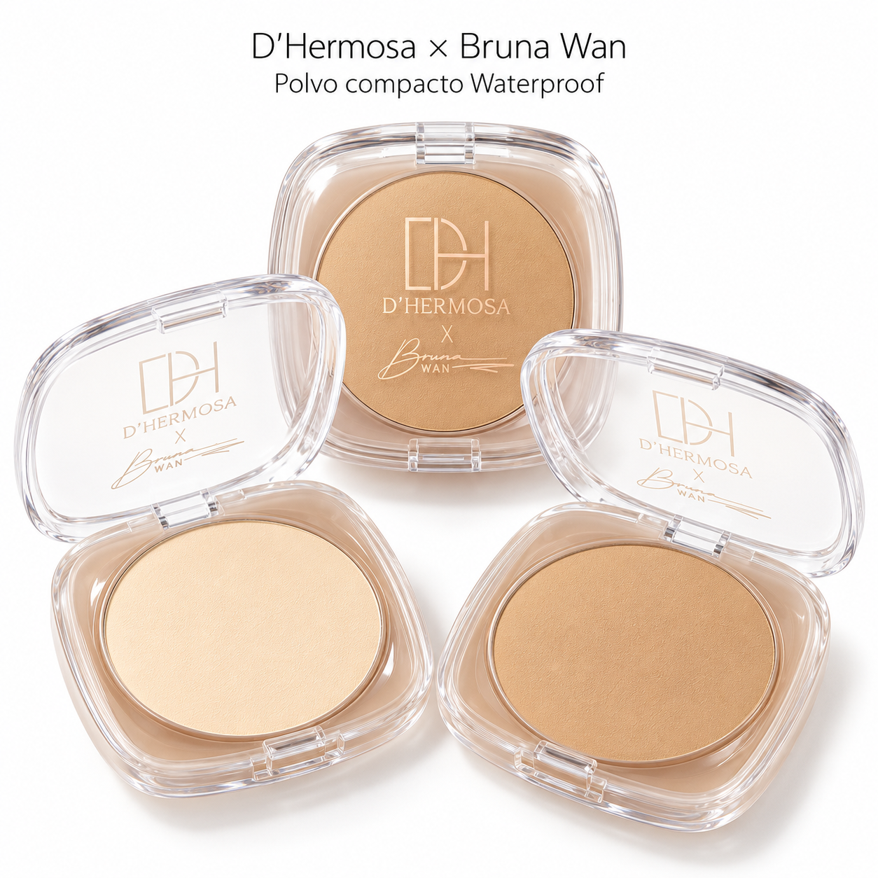 DHERMOSA POLVO COMPACTO WATERPROOF FACE POWDER 10G