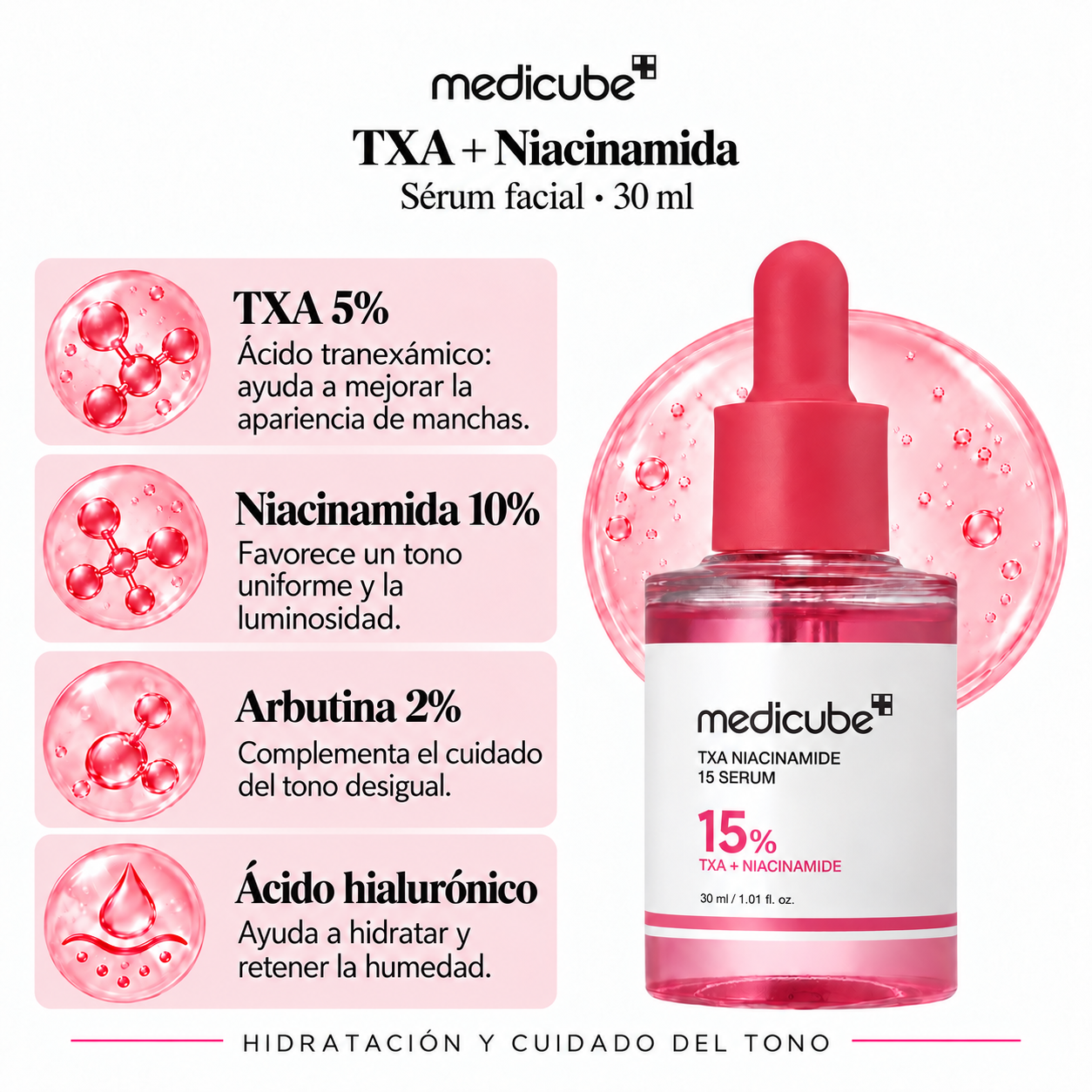MEDICUBE SERUM FACIAL TXA NIACINAMIDE 5% 30ML