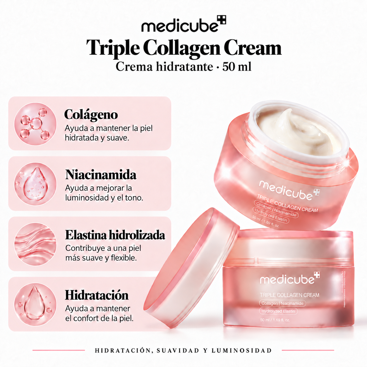 MEDICUBE CREMA FACIAL MEDICUBE TRIPLE COLLAGEN 50ML