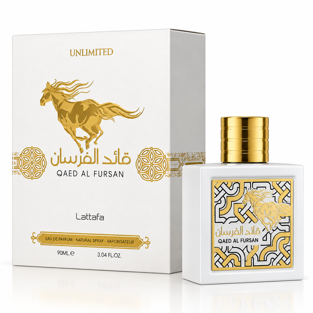 PERFUME LATTAFA QAED AL FURSAN UNLIMITED EDP UNISEX 90ML