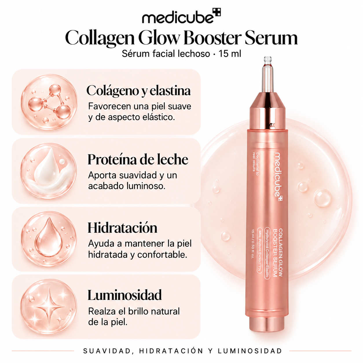 MEDICUBE SERUM FACIAL COLLAGEN GLOW BOOSTER 15ML