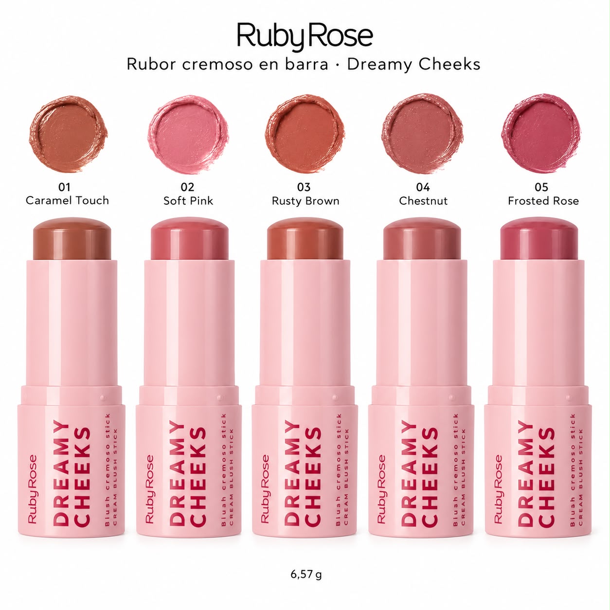RUBY ROSE BLUSH CREMOSO DREAMY CHEEKS STICK