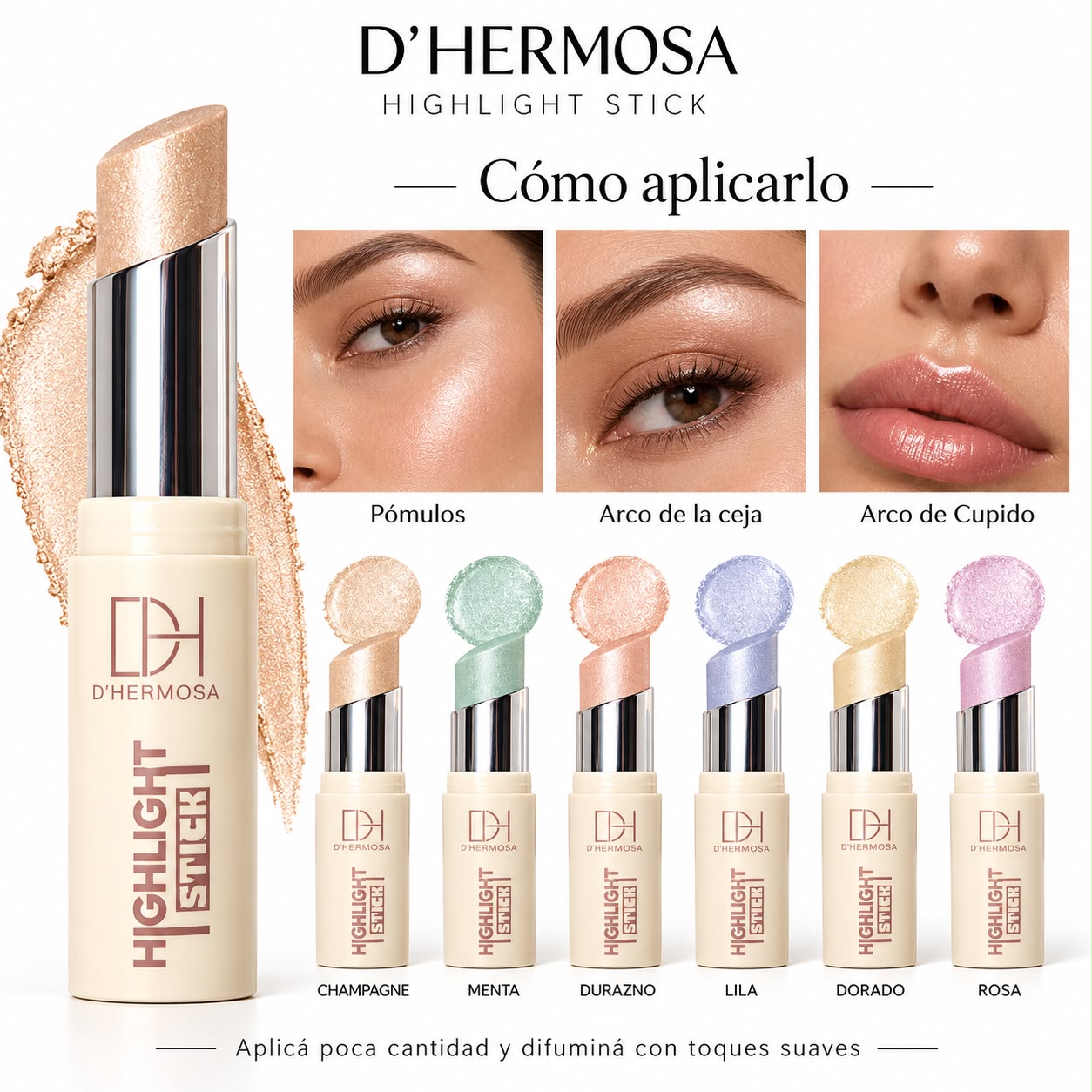 DHERMOSA ILUMINADOR HIGHLIGHT STICK 3 - Image 4