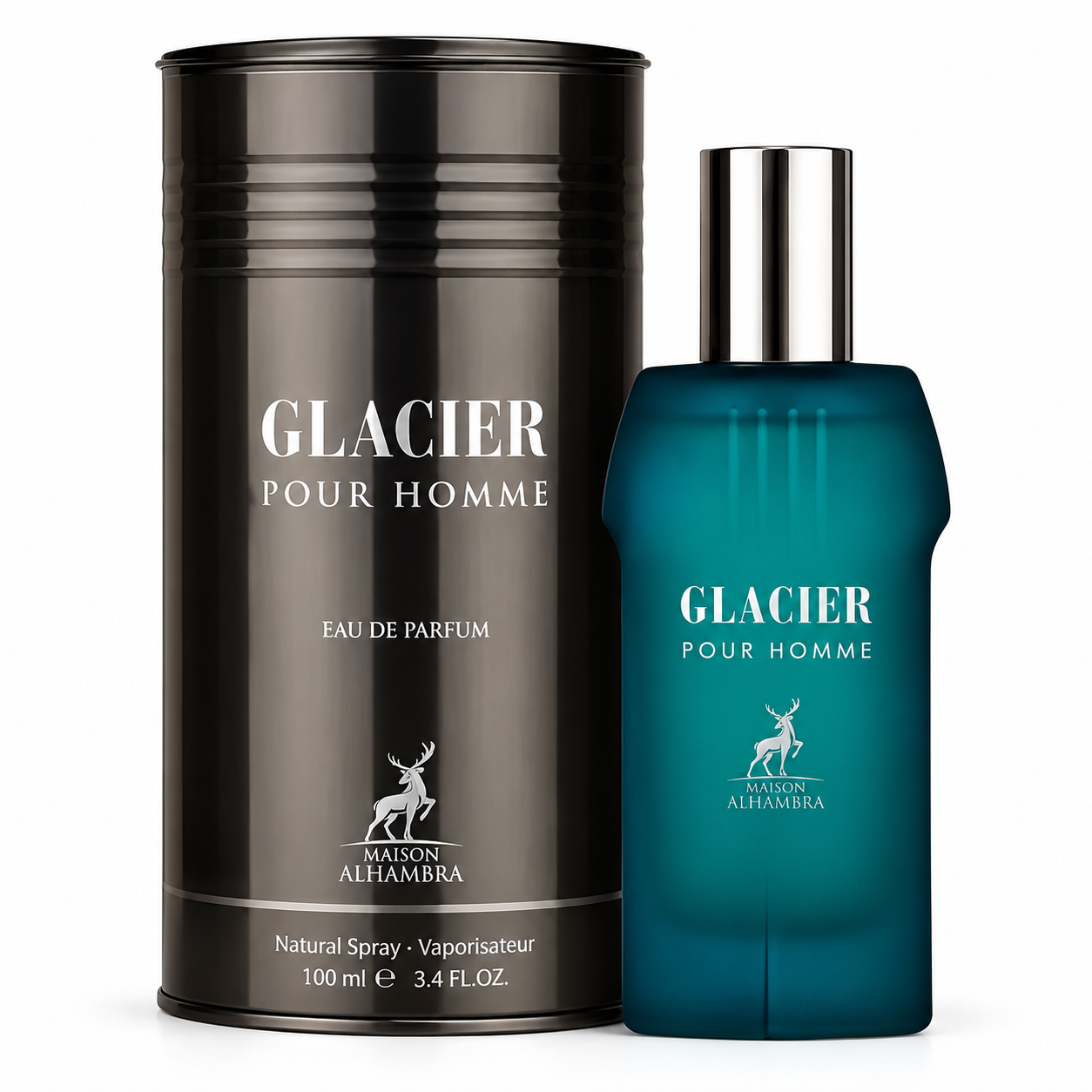 PERFUME MAISON ALHAMBRA GLACIER POUR HOMME EDP MASCULINO 100ML